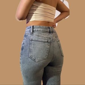 Ripped Cropped Skinny Jeans